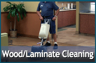 wood and laminate floor cleaning and buffing